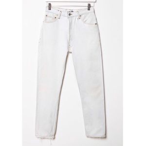 Levi’s re/done high rise straight crop jeans